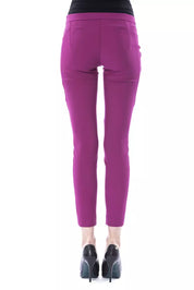 BYBLOS Purple Polyester Women Pants