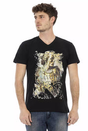 Trussardi Action Black Cotton Men's T-Shirt