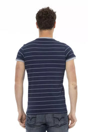 Trussardi Action Blue Cotton Unisex T-Shirt