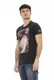 Trussardi Action Black Cotton Men T-Shirt