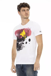 Trussardi Action White Cotton Men T-Shirt