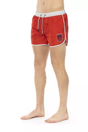 Bikkembergs Red Polyester Men Swimwear