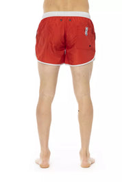 Bikkembergs Red Polyester Men Swimwear