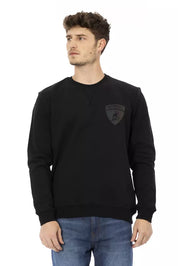 Automobili Lamborghini Black Cotton Men Sweater