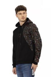 Automobili Lamborghini Black Cotton Men's Hooded Sweater