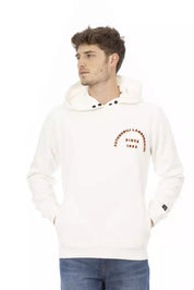 Automobili Lamborghini White Cotton Men Sweater