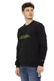 Automobili Lamborghini Black Cotton Men Sweater