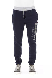 Baldinini Trend Blue Cotton Men Sport Pant