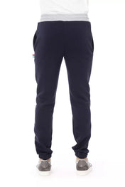 Baldinini Trend Blue Cotton Men Sport Pant