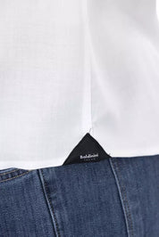 Baldinini Trend White Cotton Men Shirt