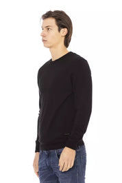 Baldinini Trend Black Fabric Men Sweater