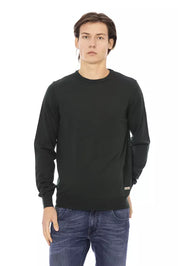 Baldinini Trend Green Fabric Men Sweater