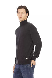 Baldinini Trend Brown Fabric Men Sweater