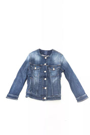 Jacob Cohen Blue Cotton Women Jacket