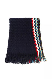 Missoni Black Wool Men Scarf