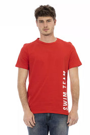 Bikkembergs Red Cotton Men T-Shirt