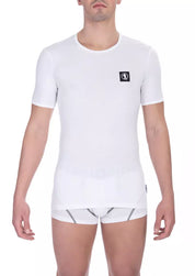 Bikkembergs White Cotton Men's T-Shirt