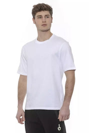 Tond White Cotton Men T-Shirt