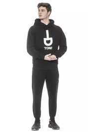 Tond Black Cotton Men Sweater