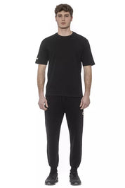 Tond Black Cotton Men T-Shirt