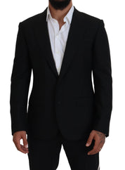 Dolce & Gabbana Elegant Single-Breasted Wool Blend Blazer