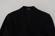 Dolce & Gabbana Elegant Single Breasted Black Wool Blazer