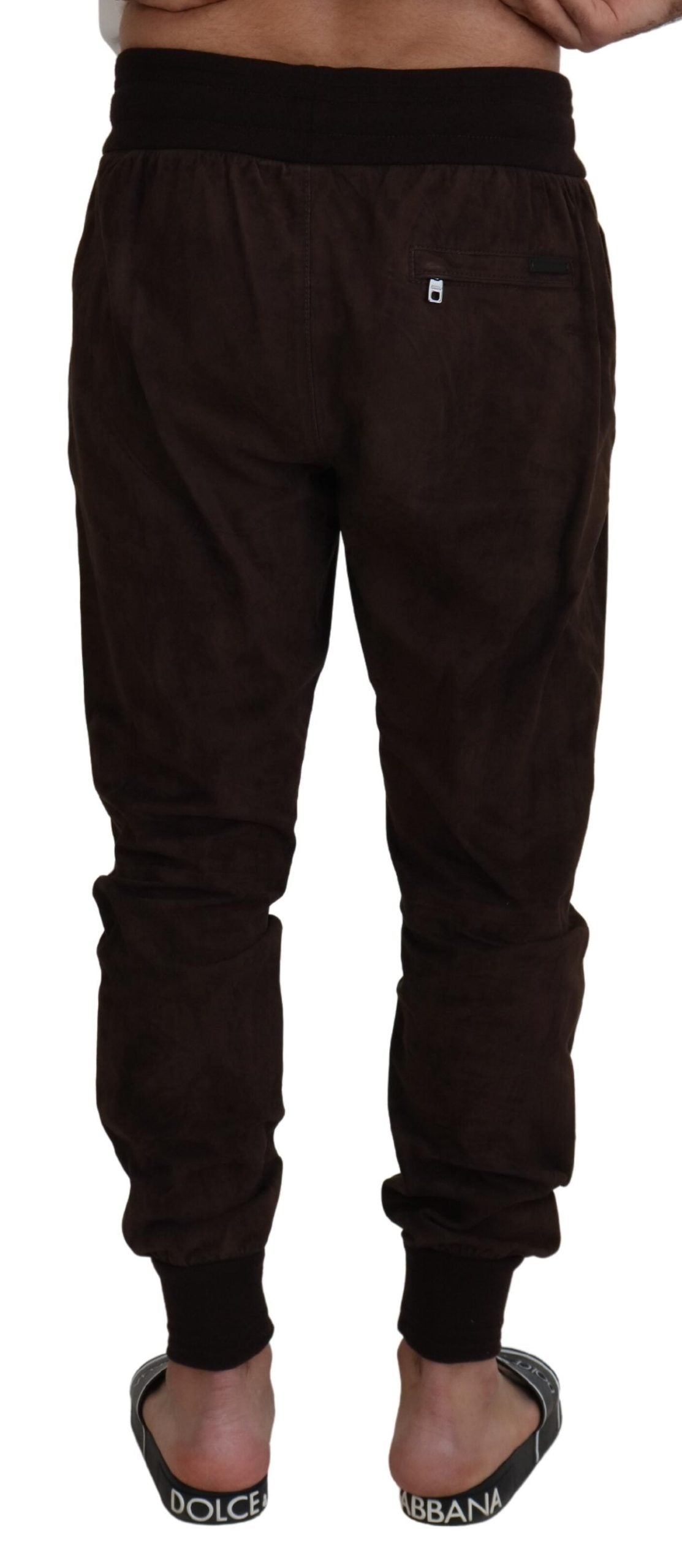 Dolce & Gabbana Stunning Authentic Jogger Pants in Brown