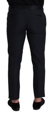 Dolce & Gabbana Elegant Black Wool Blend Trousers