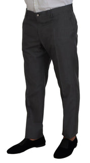 Dolce & Gabbana Gray MARTINI 3 Piece Slim Fit Suit