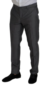Dolce & Gabbana Gray SICILIA 3 Piece Slim Fit Suit