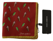 Dolce & Gabbana Elegant Multicolor Silk Men's Square Scarf