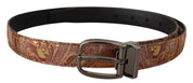 Dolce & Gabbana Multicolor Leather Signature Belt