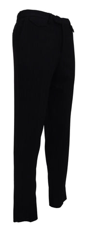 BENCIVENGA Elegant Black Italian Designer Pants