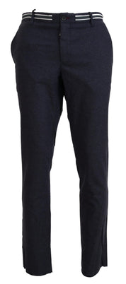 Domenico Tagliente Sophisticated Black Dress Pants for Men