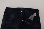 Acht Chic Blue Straight Fit Corduroy Jeans