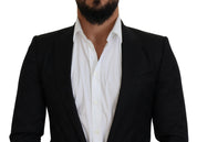 Dolce & Gabbana Elegant Martini Style Black Formal Blazer