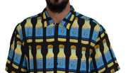 Dolce & Gabbana Multicolor Printed Viscose Casual Shirt