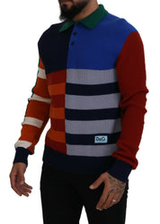 Dolce & Gabbana Pullover Sweater in Multicolor Stripes