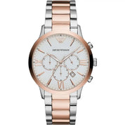 Emporio Armani Elegant Two-Tone Timepiece for Men