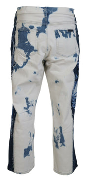 Dolce & Gabbana Blue Ceasar Denim Cotton Loose Fit Jeans