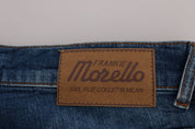 Frankie Morello Chic Slim Fit Blue Wash Jeans