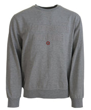 Aeronautica Militare Elegant Gray Pullover Sweater