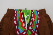 Dsquared² Exclusive Multicolor Printed Swim Shorts