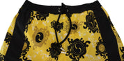 Dsquared² Yellow Block Print Swim Shorts Boxer