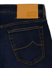 Jacob Cohen Blue Cotton Men Slim-fit Jean