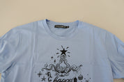 Dolce & Gabbana Elegant Light Blue Cotton Tee