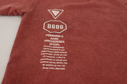 Dolce & Gabbana Elegant Maroon Printed Cotton Tee