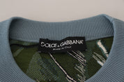 Dolce & Gabbana Jungle Embroidered Wool Silk Sweater