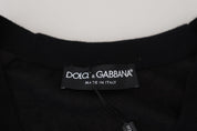 Dolce & Gabbana Elegant Black Cashmere Cardigan Sweater