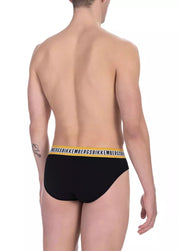 Bikkembergs Black Cotton Men Brief